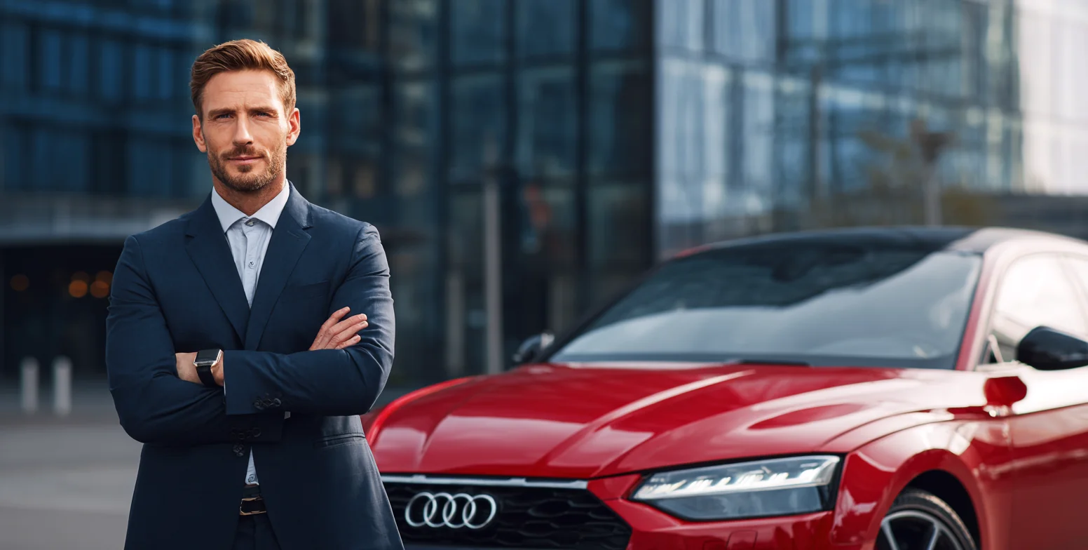 Автомобиль под надёжной страховой защитой на дороге